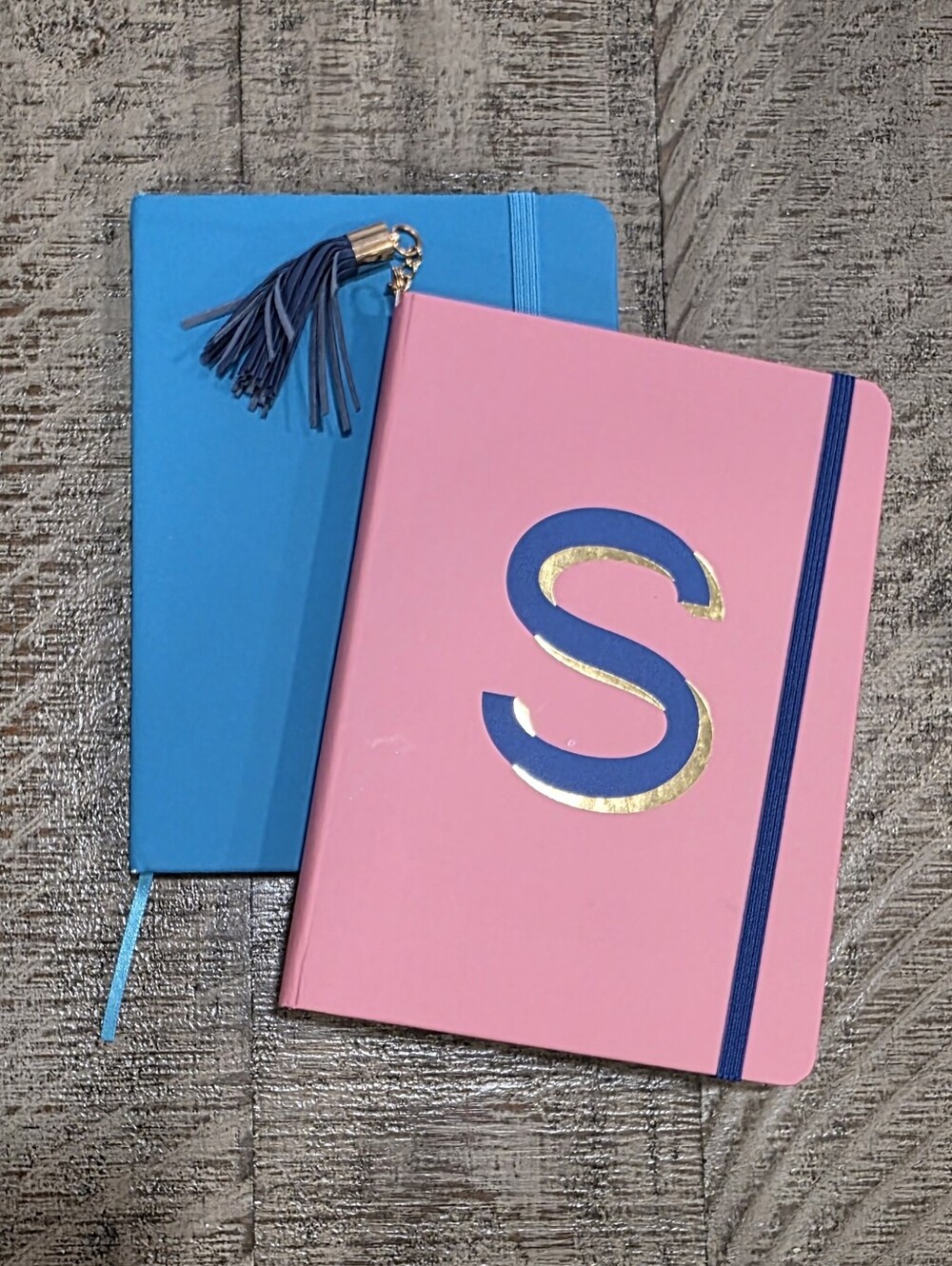 Set - NEW Monogram “S” Journal & Blue Notebook - 5x7